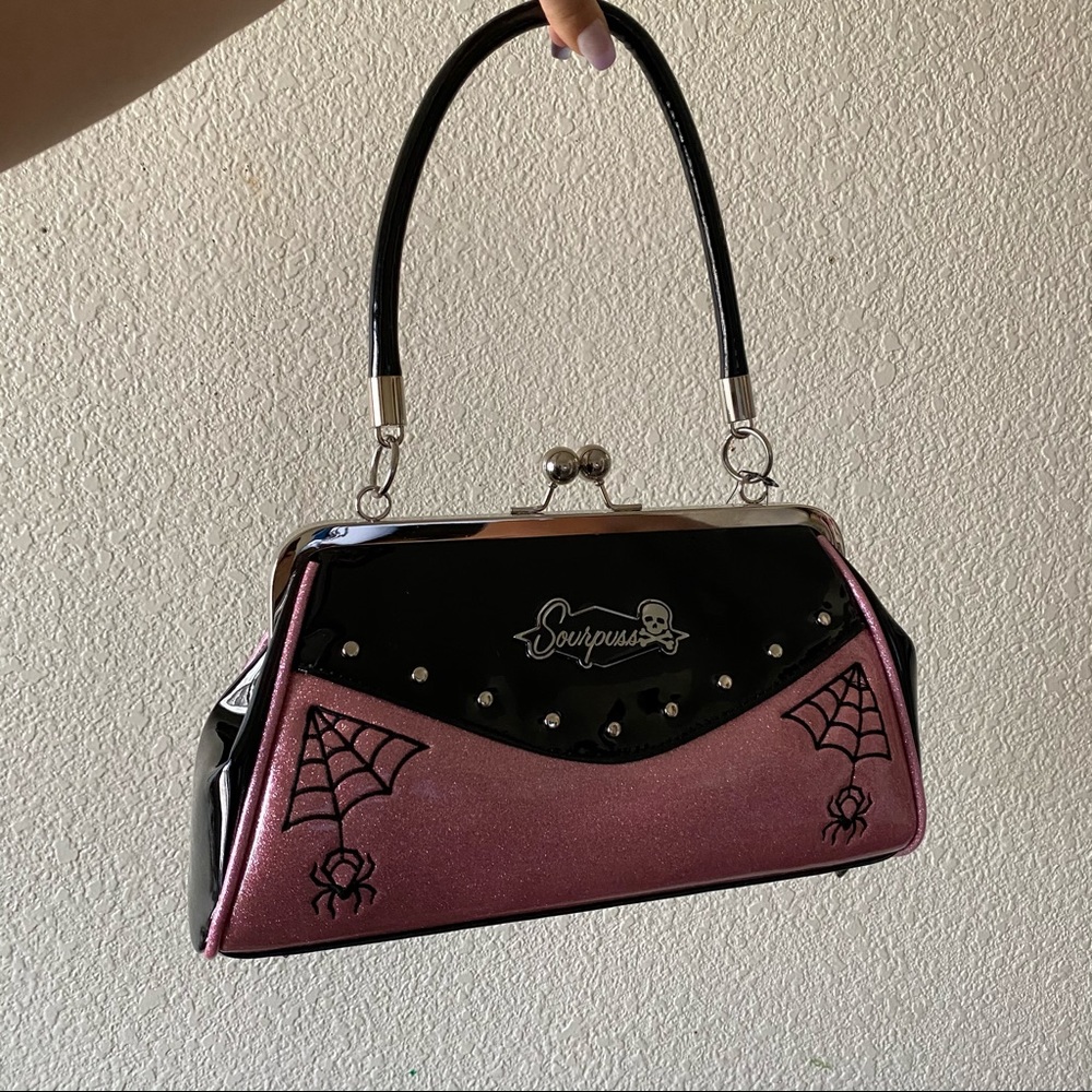 Pink Spider Purse